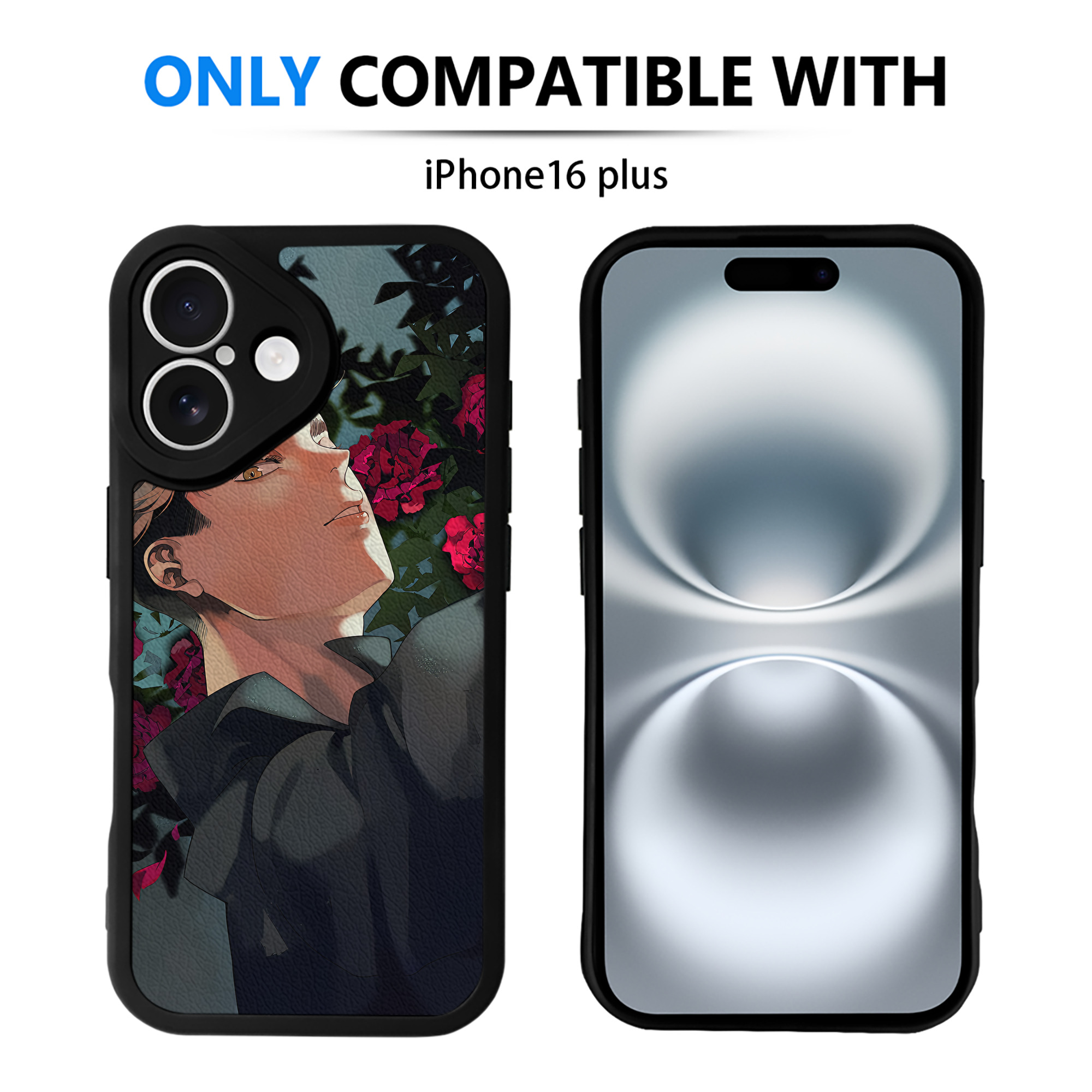 （画像用） ハイキュー!! Haikyu!! 【iPhone 16シリーズ対応】シリコンスマホケース（レザー調） 材質：シリコン